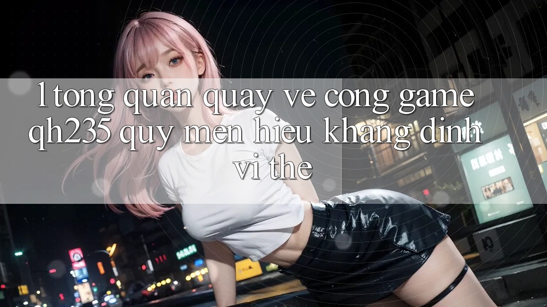 1. Tổng Quan Quay về Cổng Game qh235 – Quý mến Hiệu Khẳng Định Vị Thế