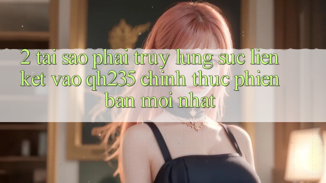 2. Tại Sao Phải Truy lùng sục Liên kết Vào qh235 Chính Thức Phiên bản mới Nhất?