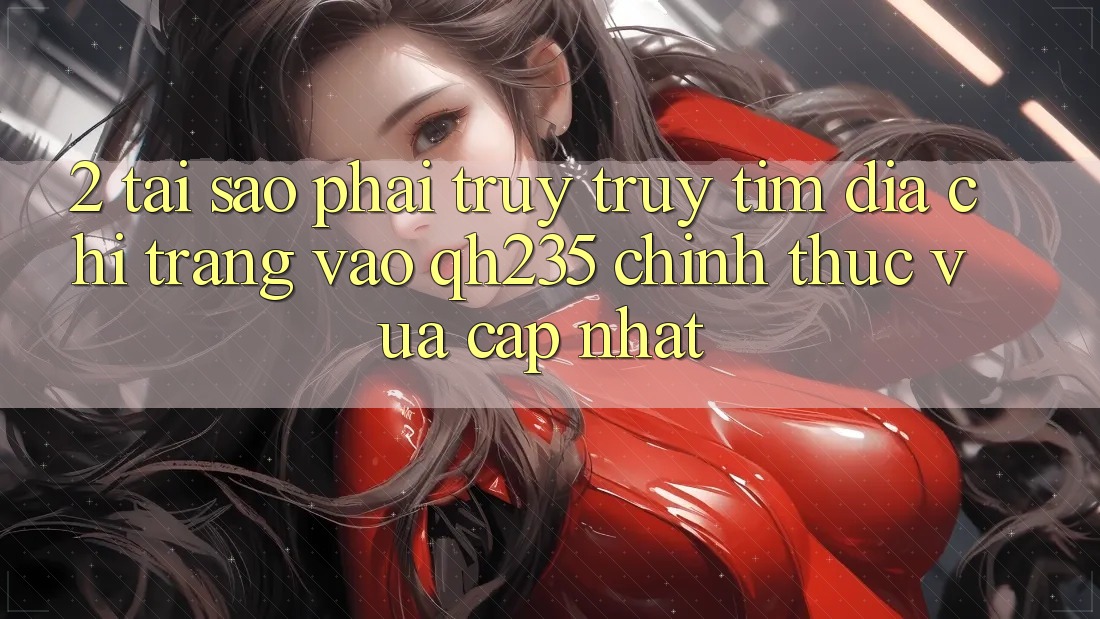 2. Tại Sao Phải Truy truy tìm Địa chỉ trang Vào qh235 Chính Thức Vừa cập nhật?