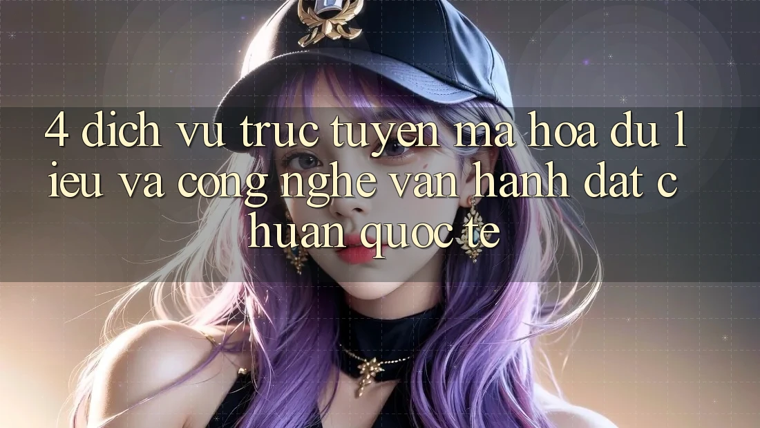 4. Dịch vụ trực tuyến Mã hóa dữ liệu Và Công Nghệ Vận Hành Đạt Chuẩn Quốc Tế