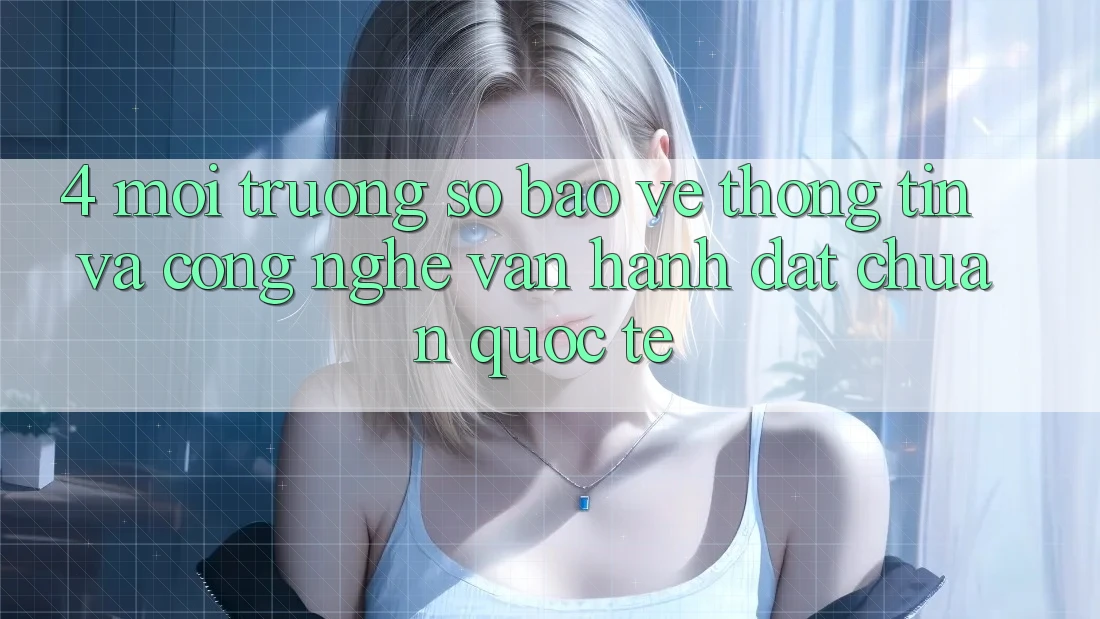4. Môi trường số Bảo vệ thông tin Và Công Nghệ Vận Hành Đạt Chuẩn Quốc Tế
