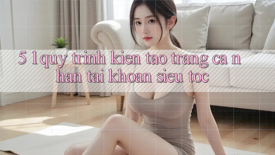 5. 1. Quy Trình Kiến tạo trang cá nhân Tài Khoản Siêu Tốc