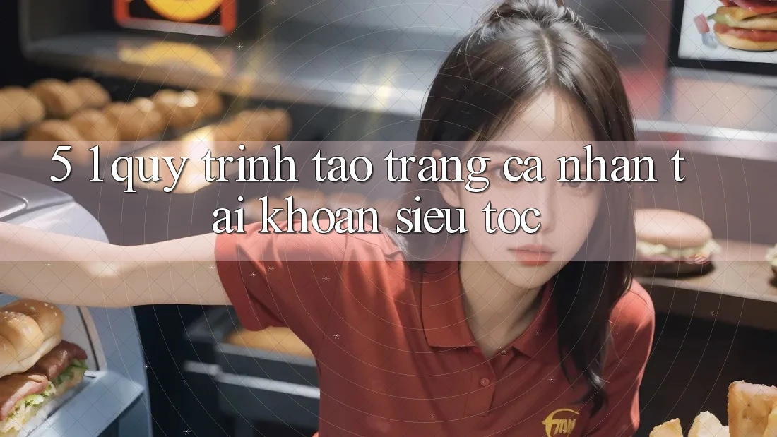 5. 1. Quy Trình Tạo trang cá nhân Tài Khoản Siêu Tốc