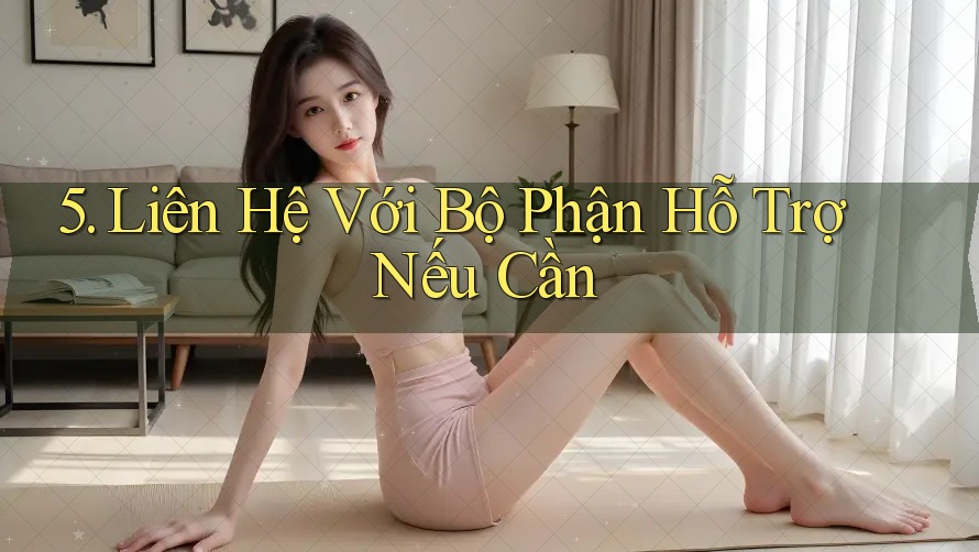 5. Liên Hệ Với Bộ Phận Hỗ Trợ Nếu Cần