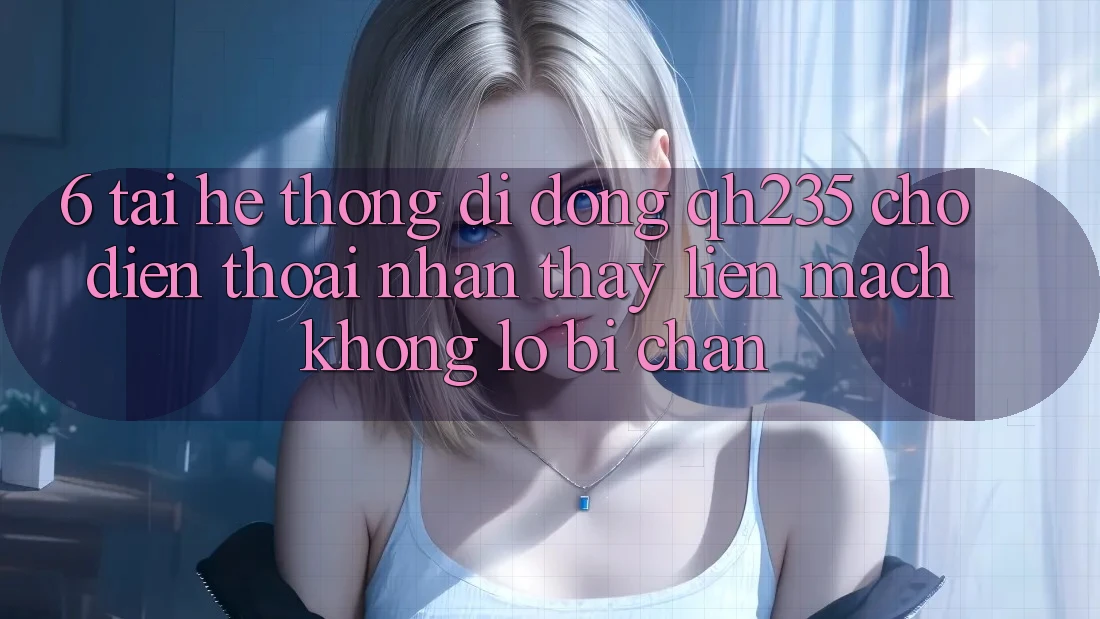 6. Tải Hệ thống di động qh235 Cho Điện Thoại – Nhận thấy Liền mạch Không Lo Bị Chặn