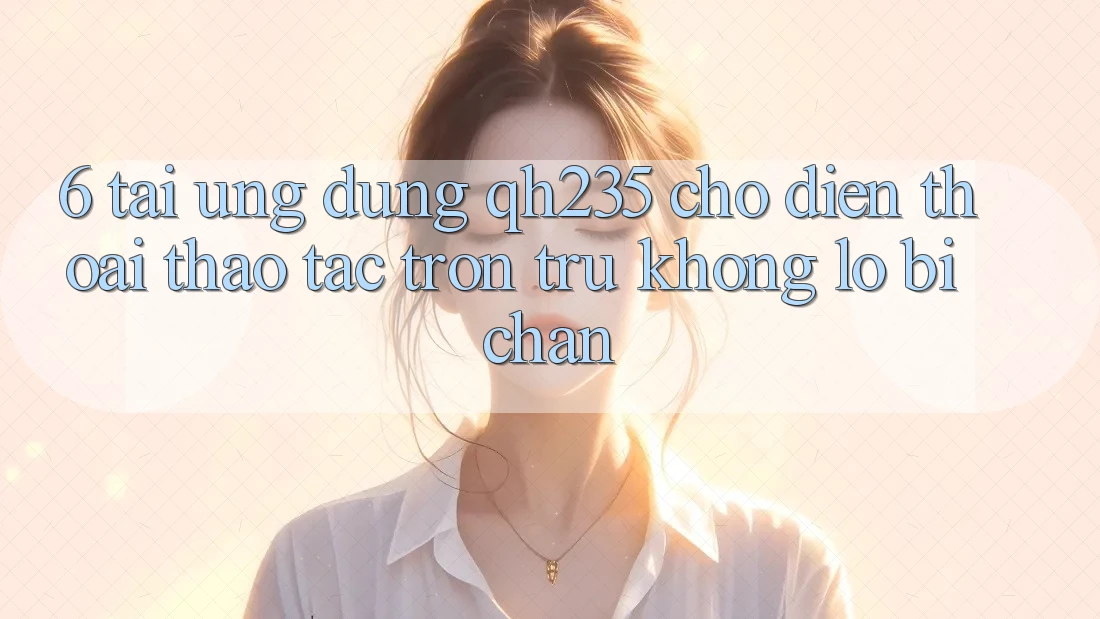6. Tải Ứng dụng qh235 Cho Điện Thoại – Thao tác Trơn tru Không Lo Bị Chặn