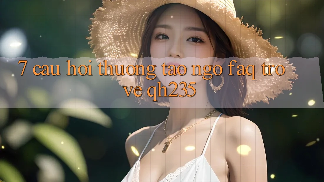 7. Câu Hỏi Thường Tao ngộ (FAQ) Trở về qh235