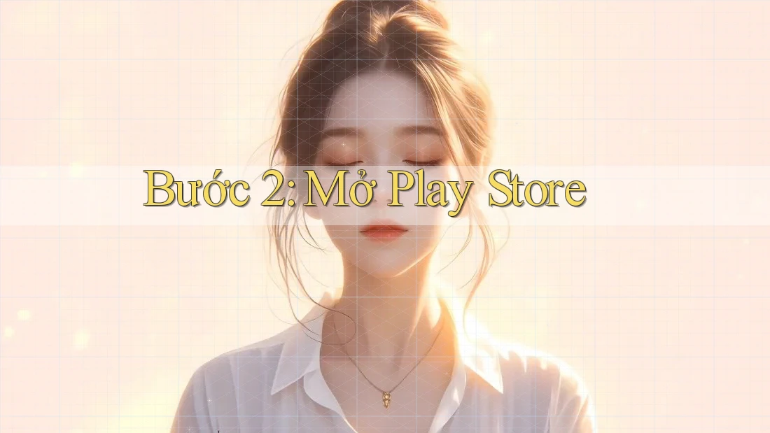Bước 2: Mở Play Store