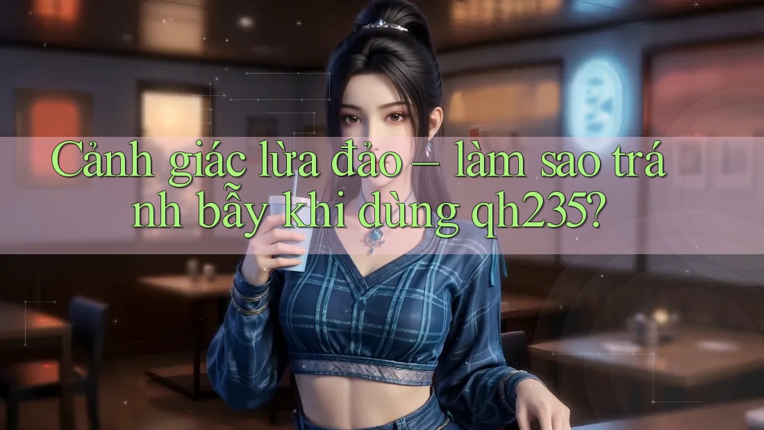Cảnh giác lừa đảo – làm sao tránh bẫy khi dùng qh235?
