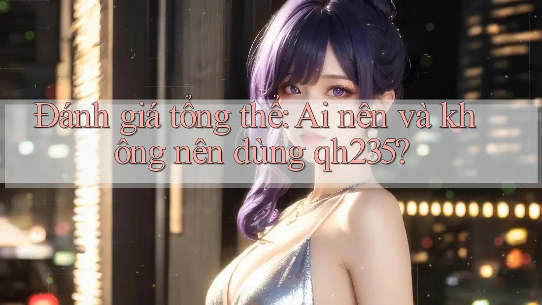 Đánh giá tổng thể: Ai nên và không nên dùng Qh235?