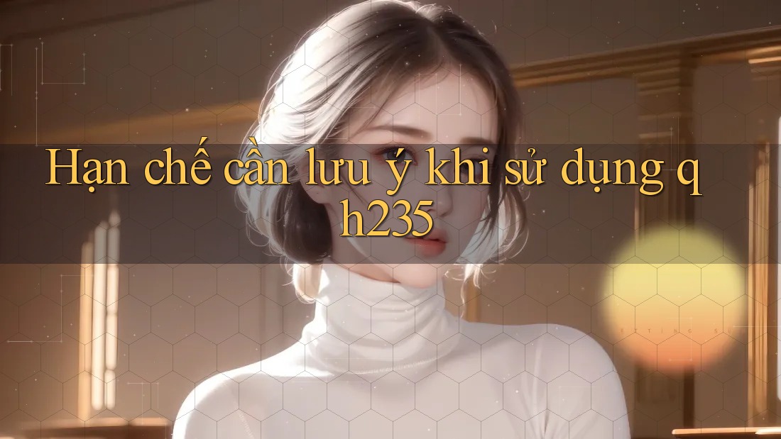 Hạn chế cần lưu ý khi sử dụng qh235