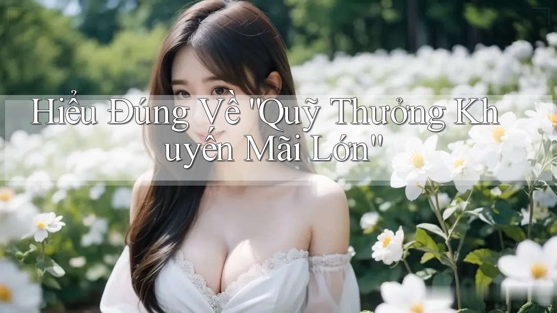 Hiểu Đúng Về “Quỹ Thưởng Khuyến Mãi Lớn”