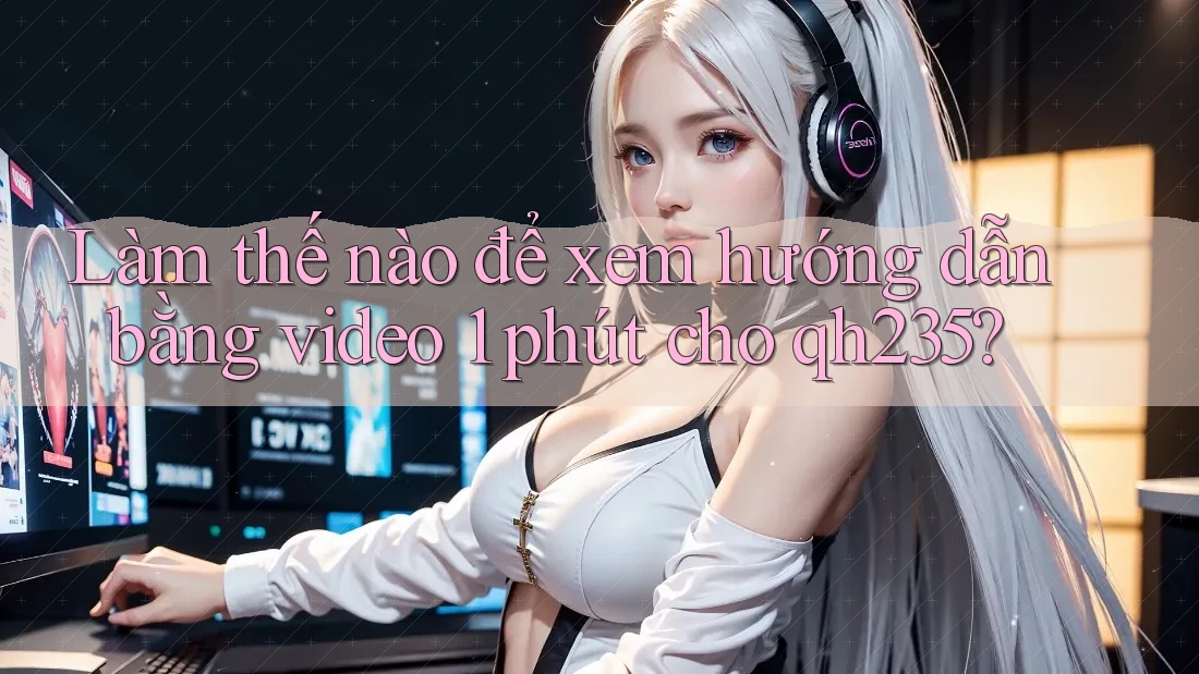 Làm thế nào để xem hướng dẫn bằng video 1 phút cho qh235?