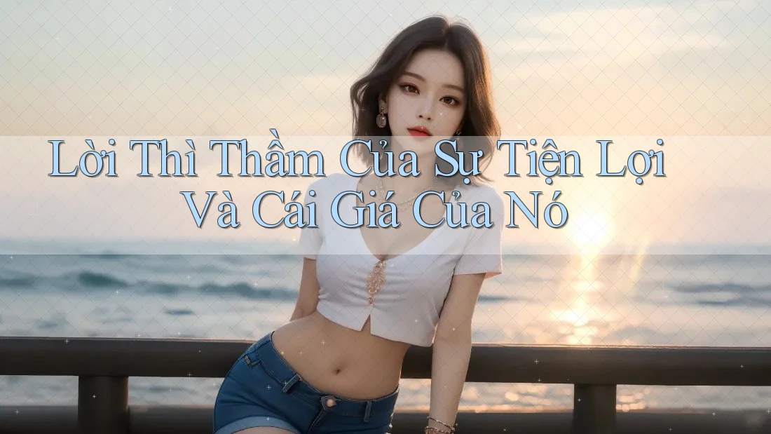 Lời Thì Thầm Của Sự Tiện Lợi Và Cái Giá Của Nó Lời Thì Thầm Của Sự Tiện Lợi Và Cái Giá Của Nó