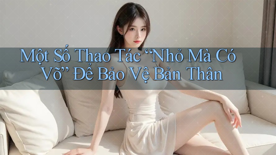 Một Số Thao Tác “Nhỏ Mà Có Võ” Để Bảo Vệ Bản Thân