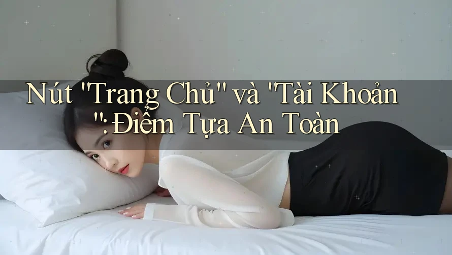 Nút “Trang Chủ” và “Tài Khoản”: Điểm Tựa An Toàn