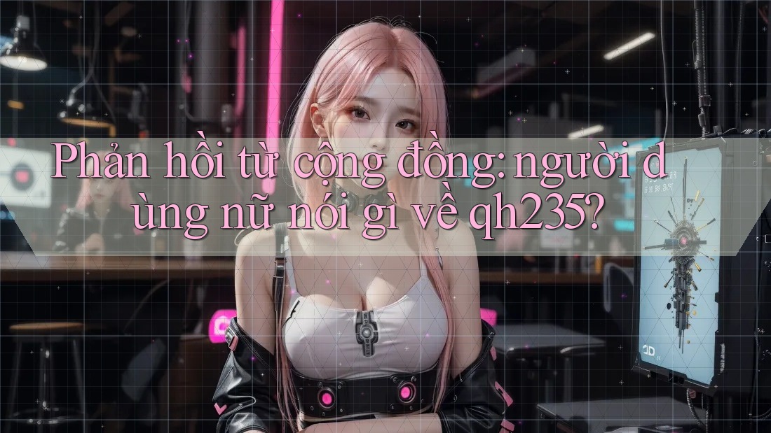 Phản hồi từ cộng đồng: người dùng nữ nói gì về qh235?