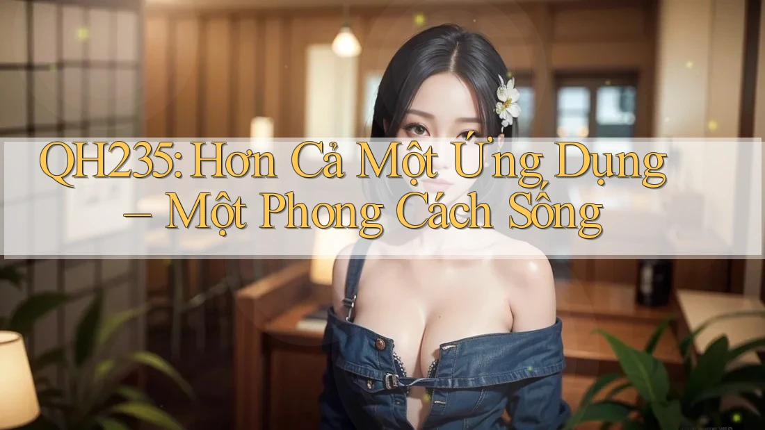 QH235: Hơn Cả Một Ứng Dụng – Một Phong Cách Sống QH235: Hơn Cả Một Ứng Dụng – Một Phong Cách Sống