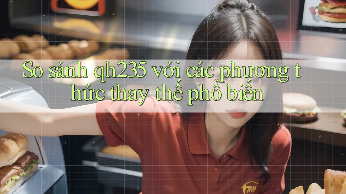 So sánh qh235 với các phương thức thay thế phổ biến So sánh qh235 với các phương thức thay thế phổ biến