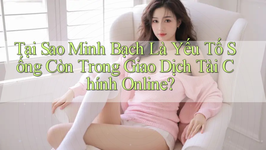 Tại Sao Minh Bạch Là Yếu Tố Sống Còn Trong Giao Dịch Tài Chính Online?