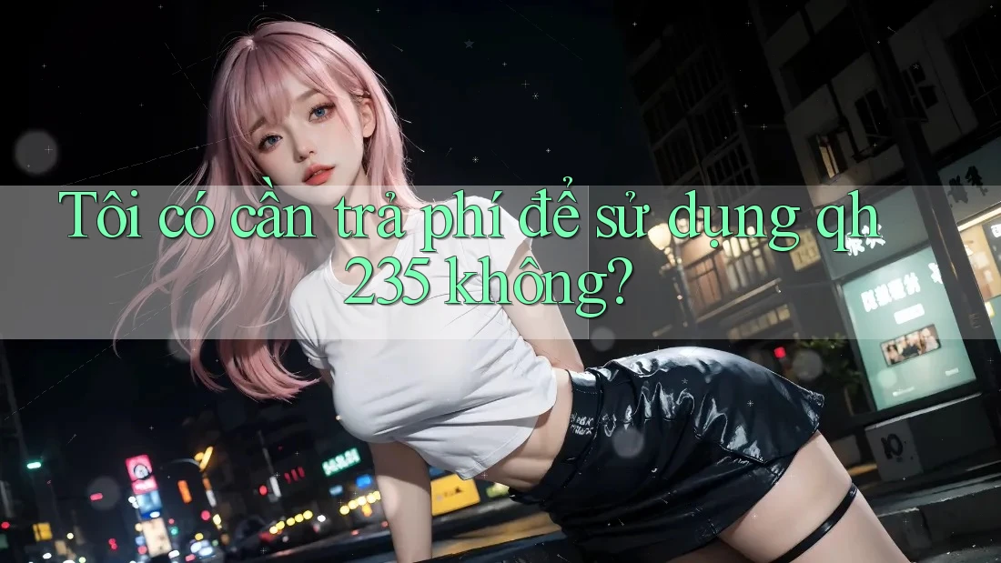 Tôi có cần trả phí để sử dụng qh235 không?