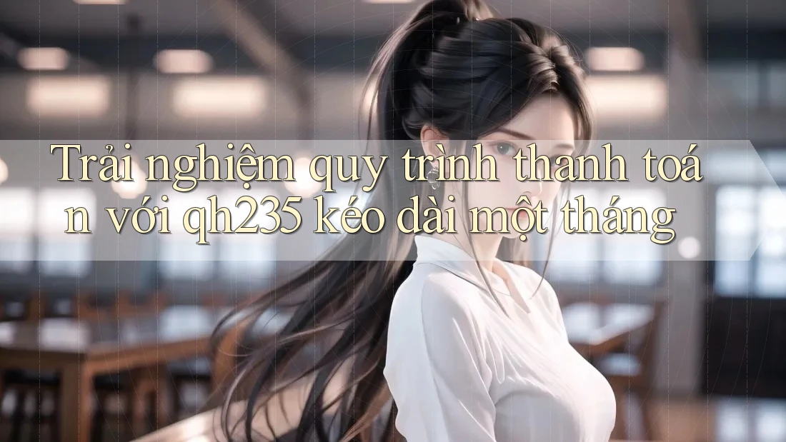 Trải nghiệm quy trình thanh toán với qh235 kéo dài một tháng