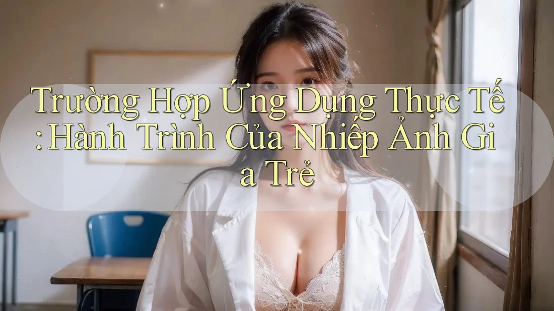 Trường Hợp Ứng Dụng Thực Tế: Hành Trình Của Nhiếp Ảnh Gia Trẻ