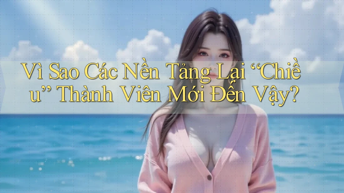Vì Sao Các Nền Tảng Lại “Chiều” Thành Viên Mới Đến Vậy?